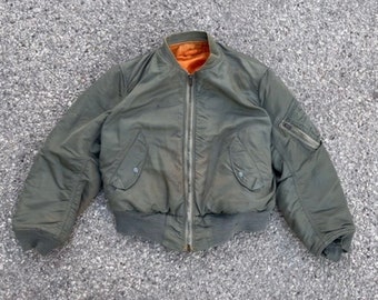 Authentic vintage military MA-1 bomber jacket