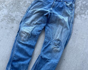 Jeans denim vintage usurati
