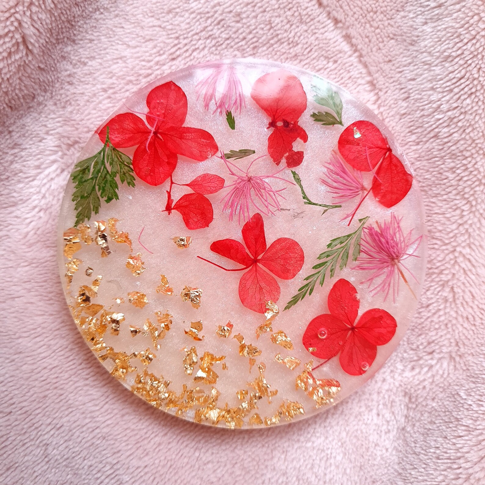 Blumen Untersetzer Set mit passendem Halter / Florale Etsy