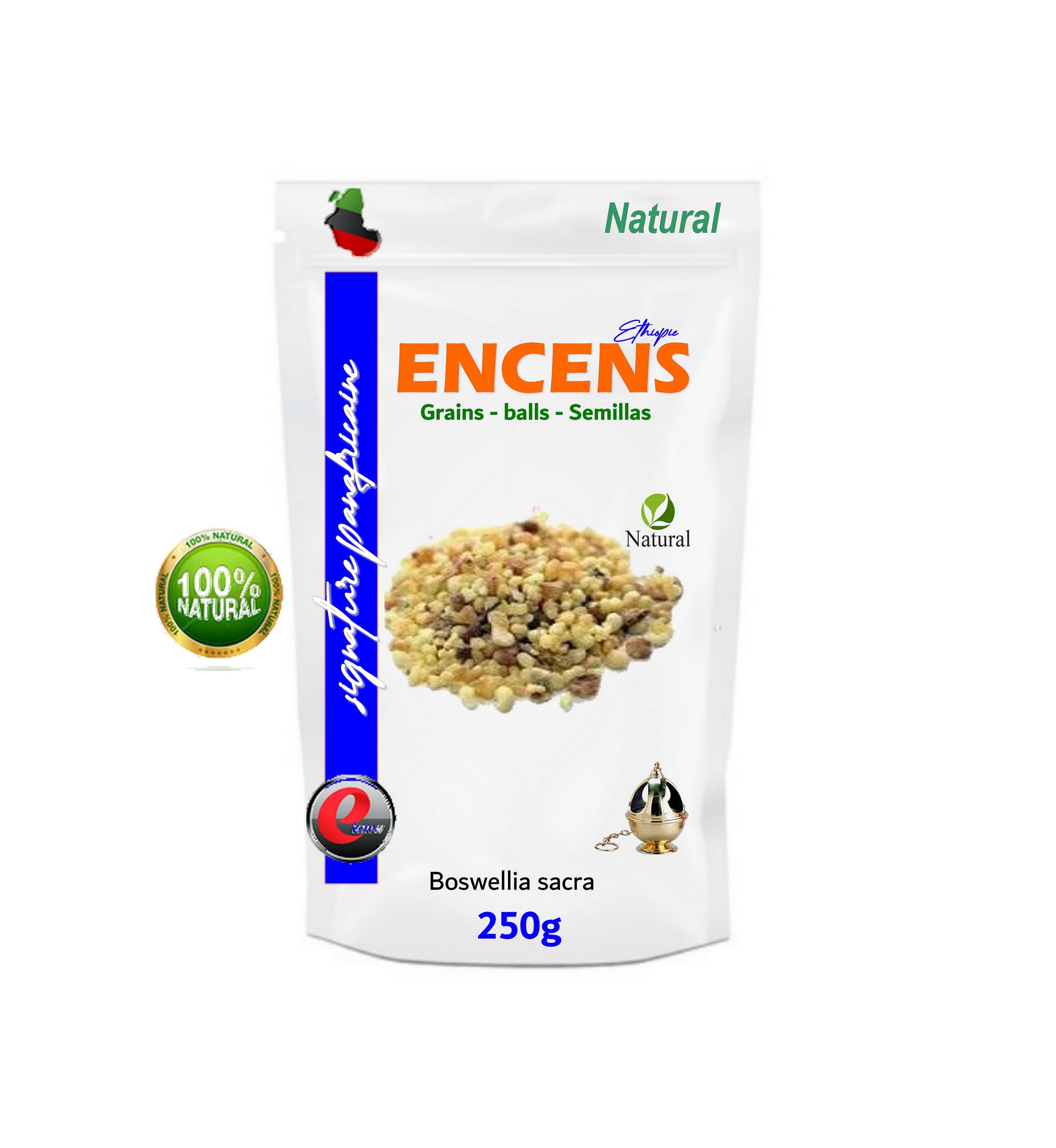Encens d'éthiopie en Grains - Signature Panafricaine de 250G à 500G