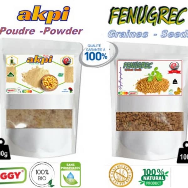 DUO plumping fenugreek pleasure - fenugreek seeds, akpi powder
