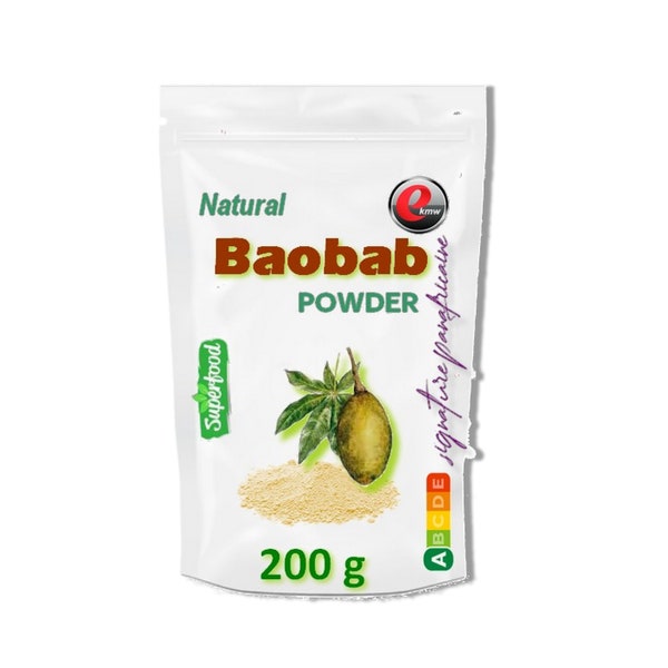 Poudre de baobab- Sélection panafricaine - superaliment - De 200g à 1Kg