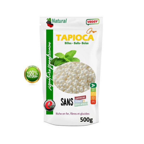 Large tapioca balls - Pan-African selection - 500g and 1500g