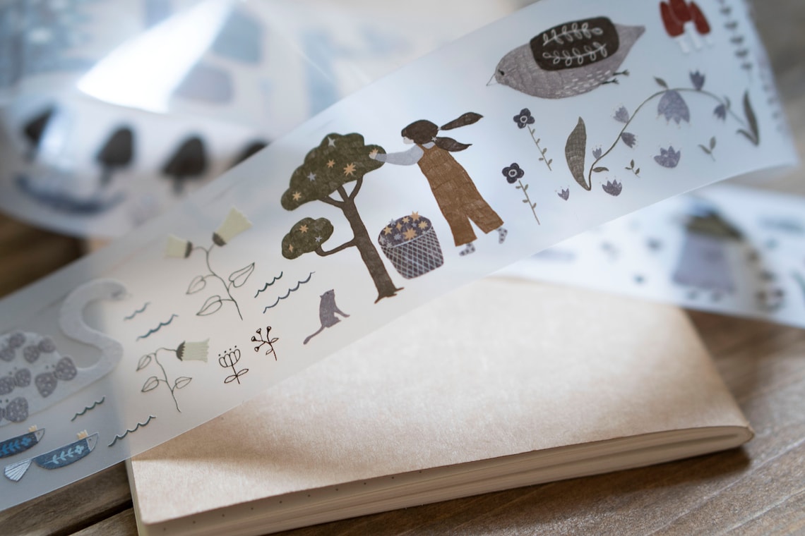 Ivy Snow Matte PET Tape - In the Forest (4cm)