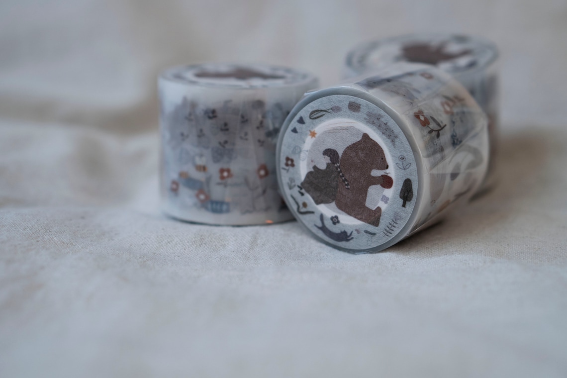 Ivy Snow Matte PET Tape - In the Forest (4cm)
