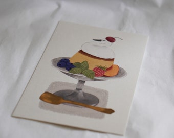 Pudding Post card | Ivy Snow