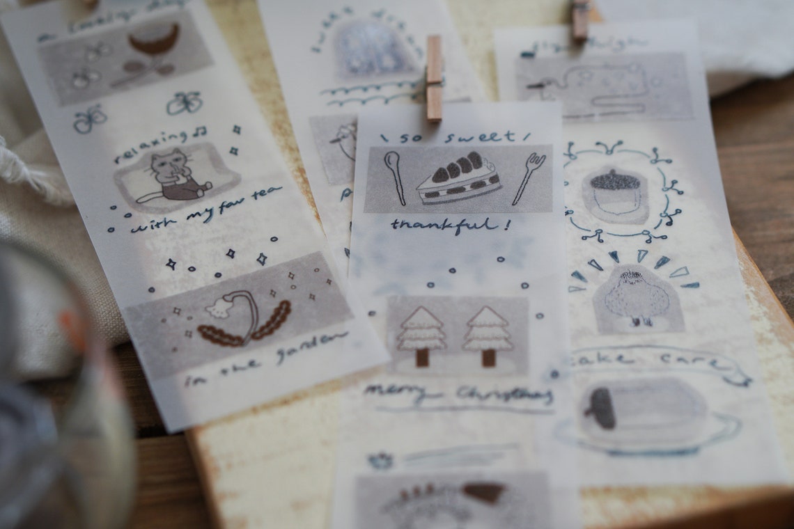 Ivy Snow Washi Tape - A Lazy Afternoon (2cm)