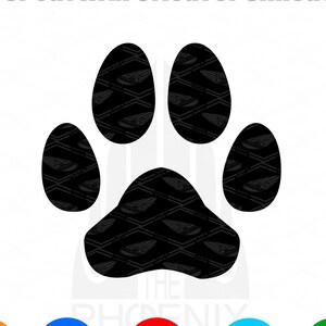 Empreinte patte de chien SVG | Animaux | SVG file for Cricut Digital Download Digital File