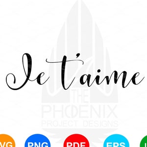 Ich liebe dich SVG| Valentinstag | SVG für Cricut | SVG für Silhouette