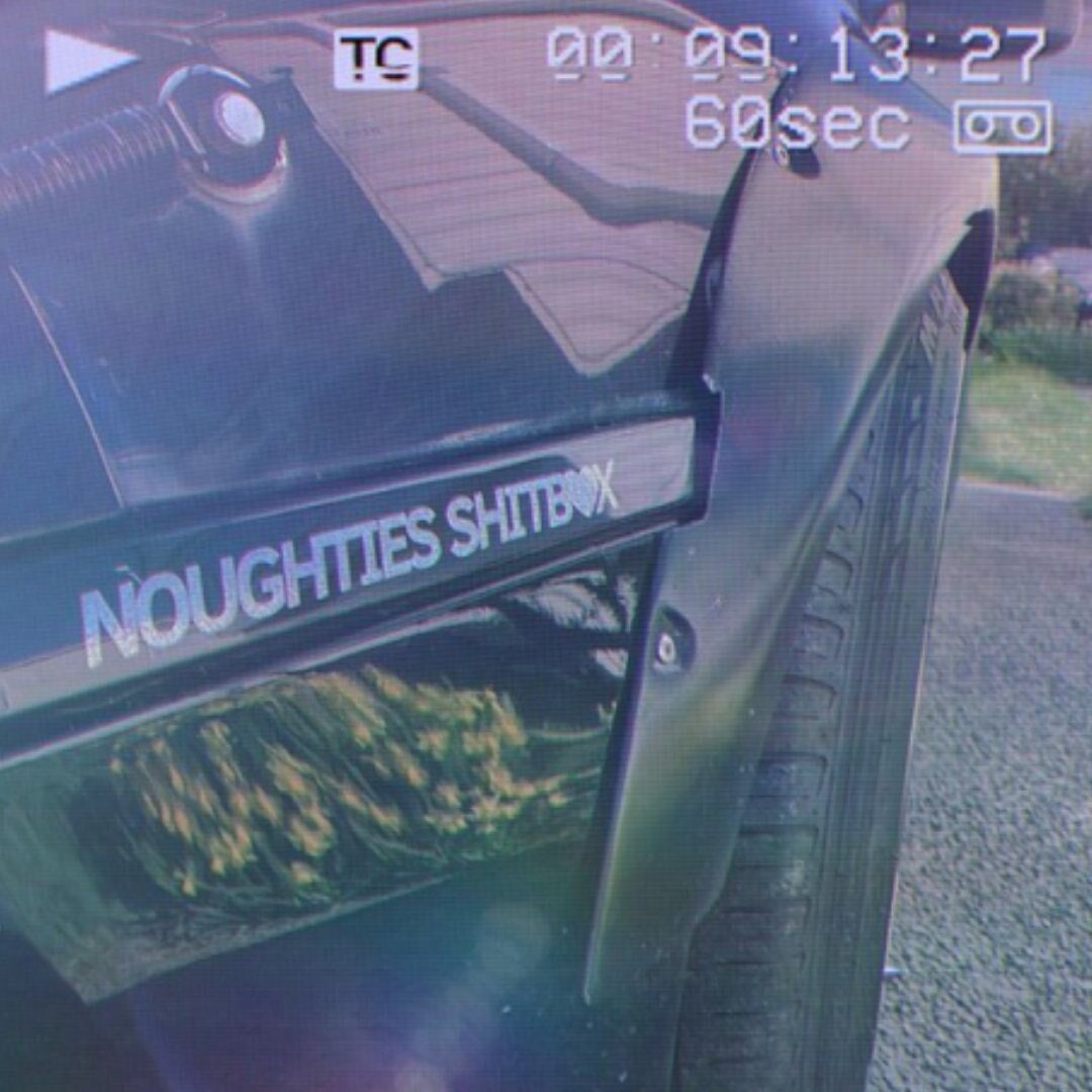 Noughties Shitbox • Certified Scrap, Alternative Style, 90s 00s Cars, Vinyl Decal, Car Window Decal, Custom Car Sticker, Modified Car Decal