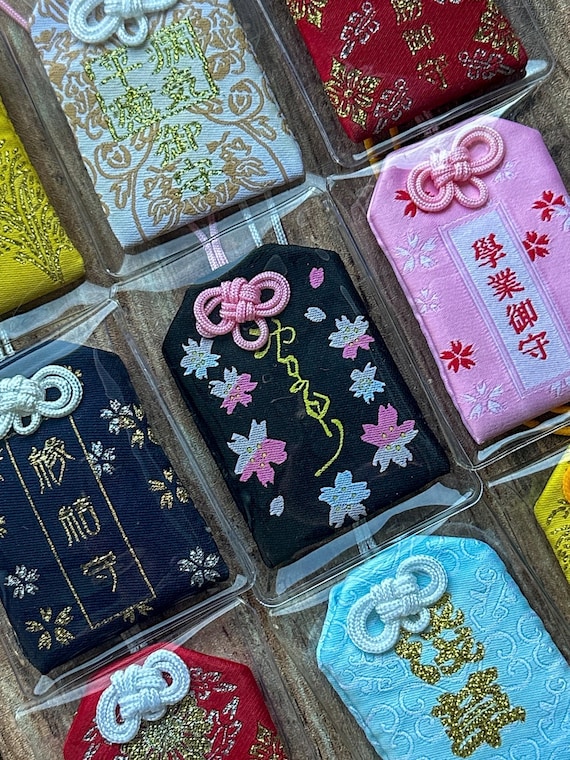 Omamori Charm • Lucky Charm, Japanese Amulet, Talisman, Hanging Charm, Get Well Soon Gift, Happiness and Prosperity, Car Charm, Phone Charm