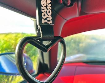 Heart Tsurikawa • Hanging Charm, Car Accessory, JDM Car Strap, Japanese Handle, Heart Shaped Charm, Stocking Filler, Gift For Her