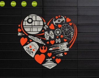 Download Star Wars Valentine Svg Etsy