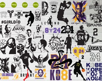 Kobe Bryant Svg Kobe Bryant Png Kobe Bryant Kobe Svg Nfl Svg Lakers Svg Black Mamba Basketball Svg Cricut Svg Svg Files Young Kobe Clip Art Art Collectibles Vidia Nl