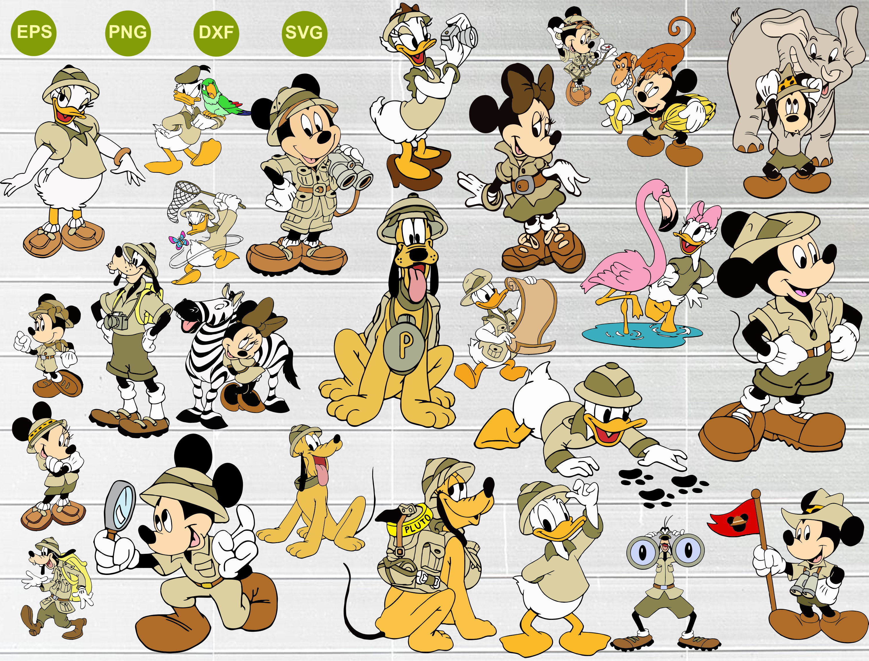 Download Bundle Disney Animal Kingdom Svg Safari Mickey Animal | Etsy
