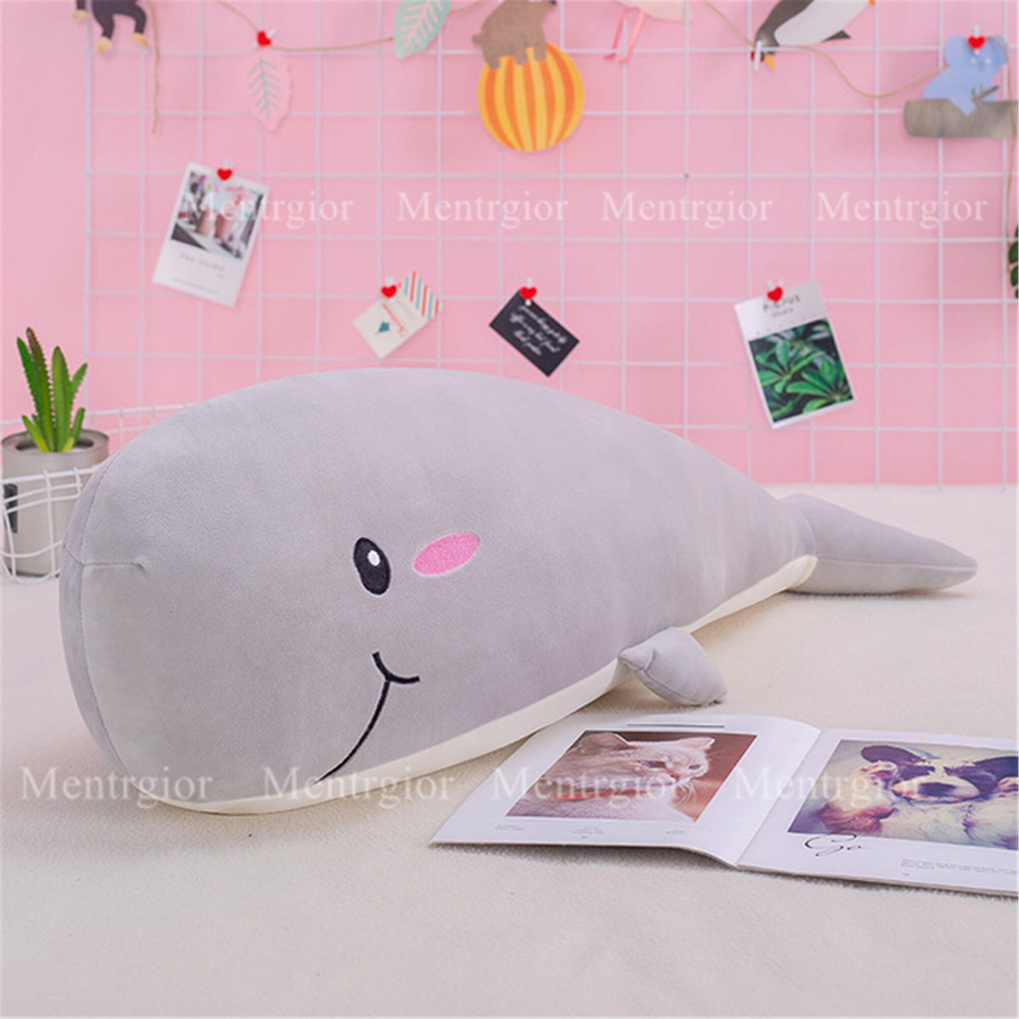 splashy whale pillow pet