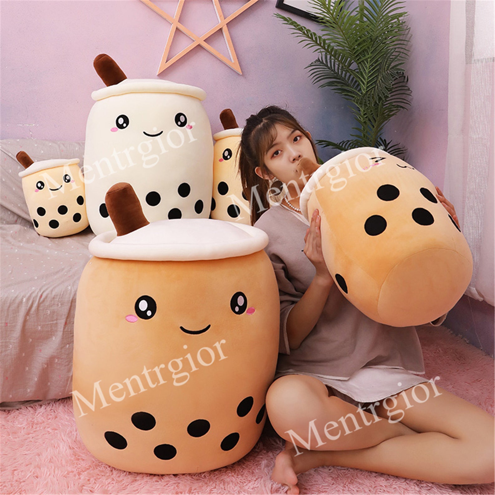 boba pillow plush