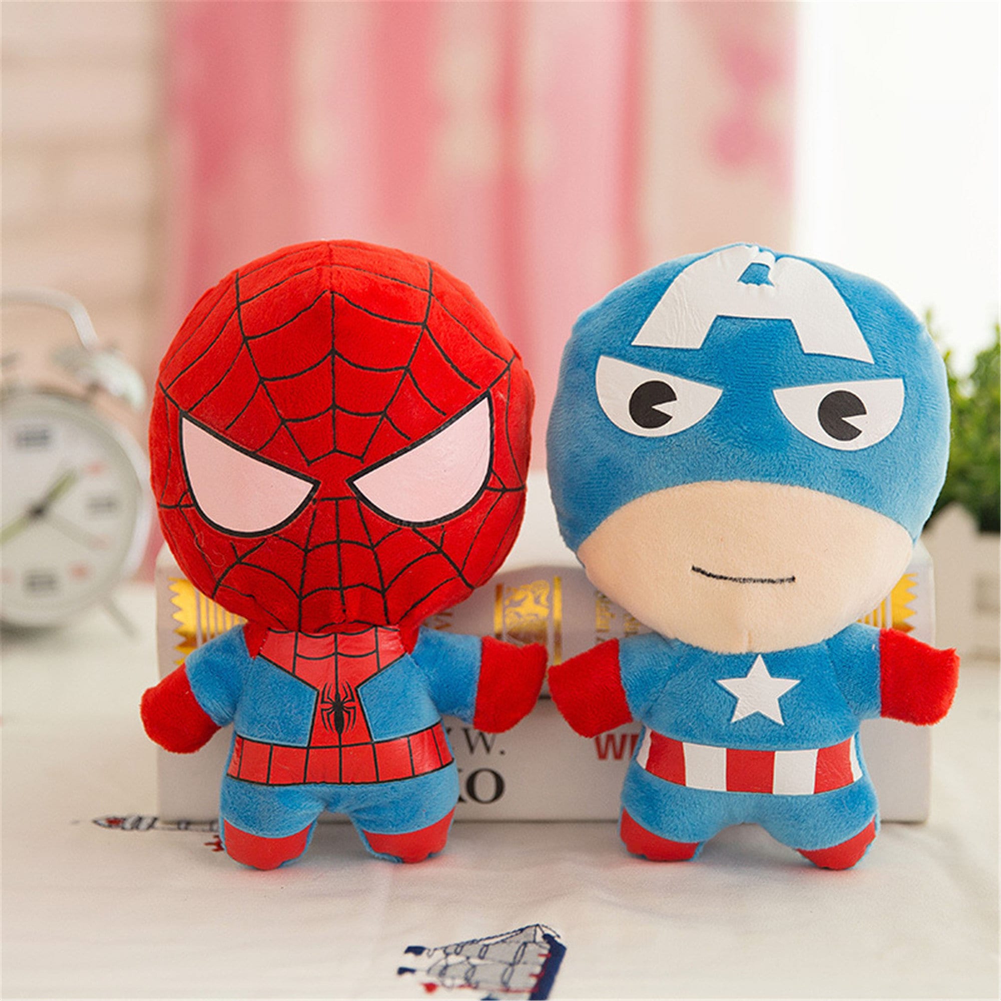 Set of 5pcs Marvel Avengers Plush Toy Superhero Plushie Etsy