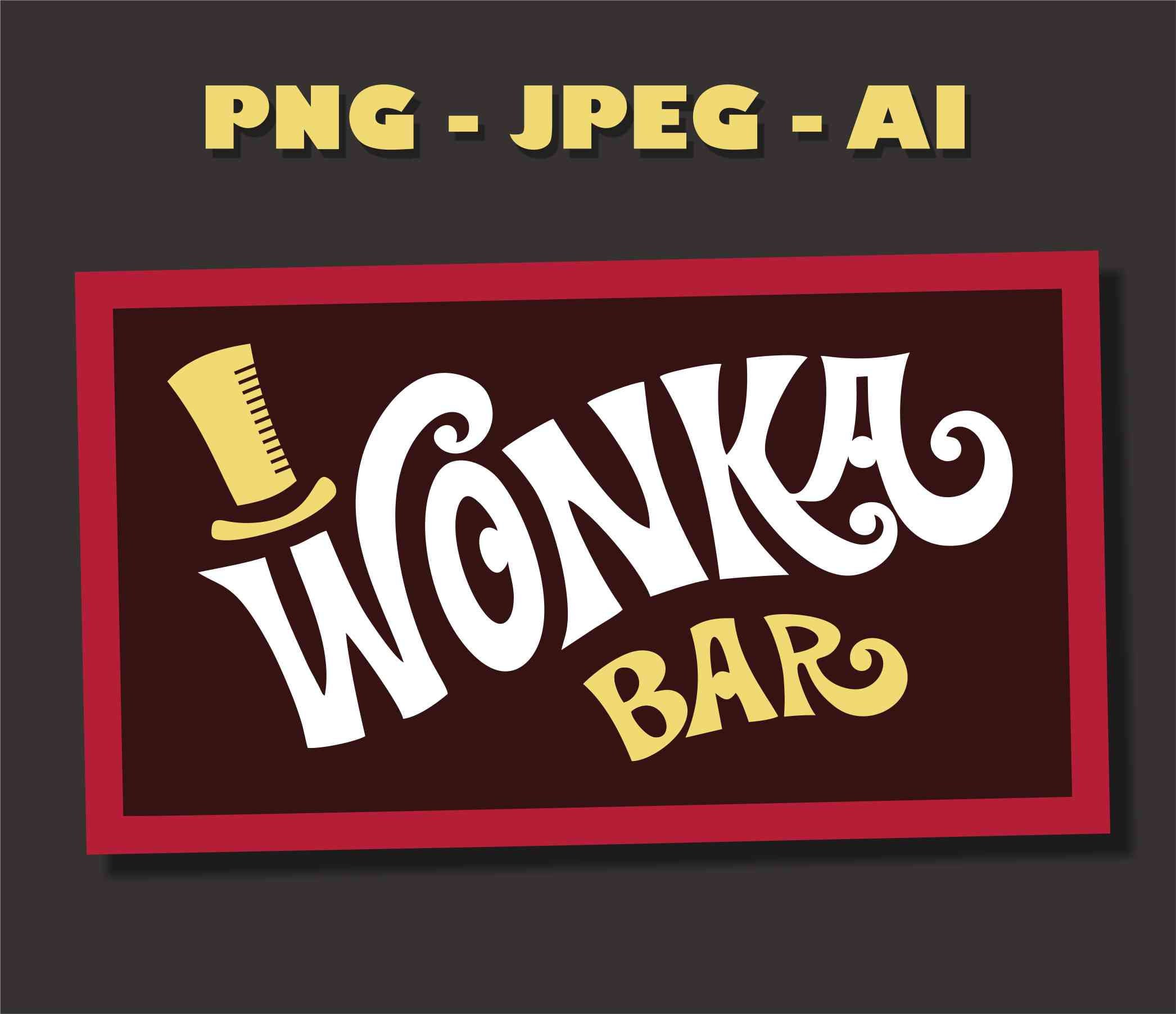 Printable Wonka Bar Wrapper Bunnyrewa