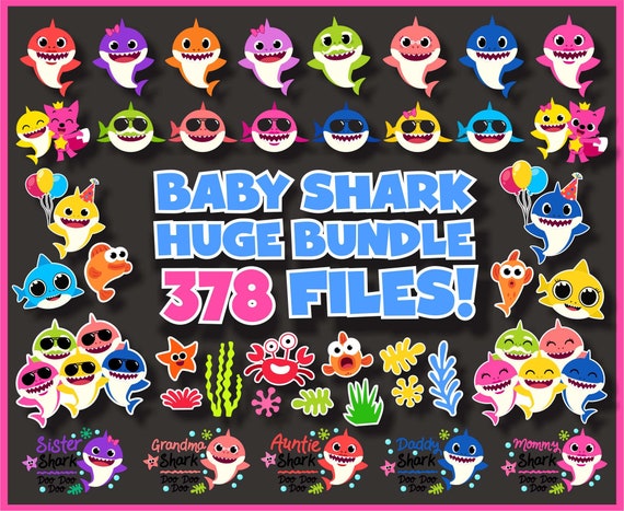 Download 370 Baby Shark Svg Mega Bundle Instant Download Best For Etsy