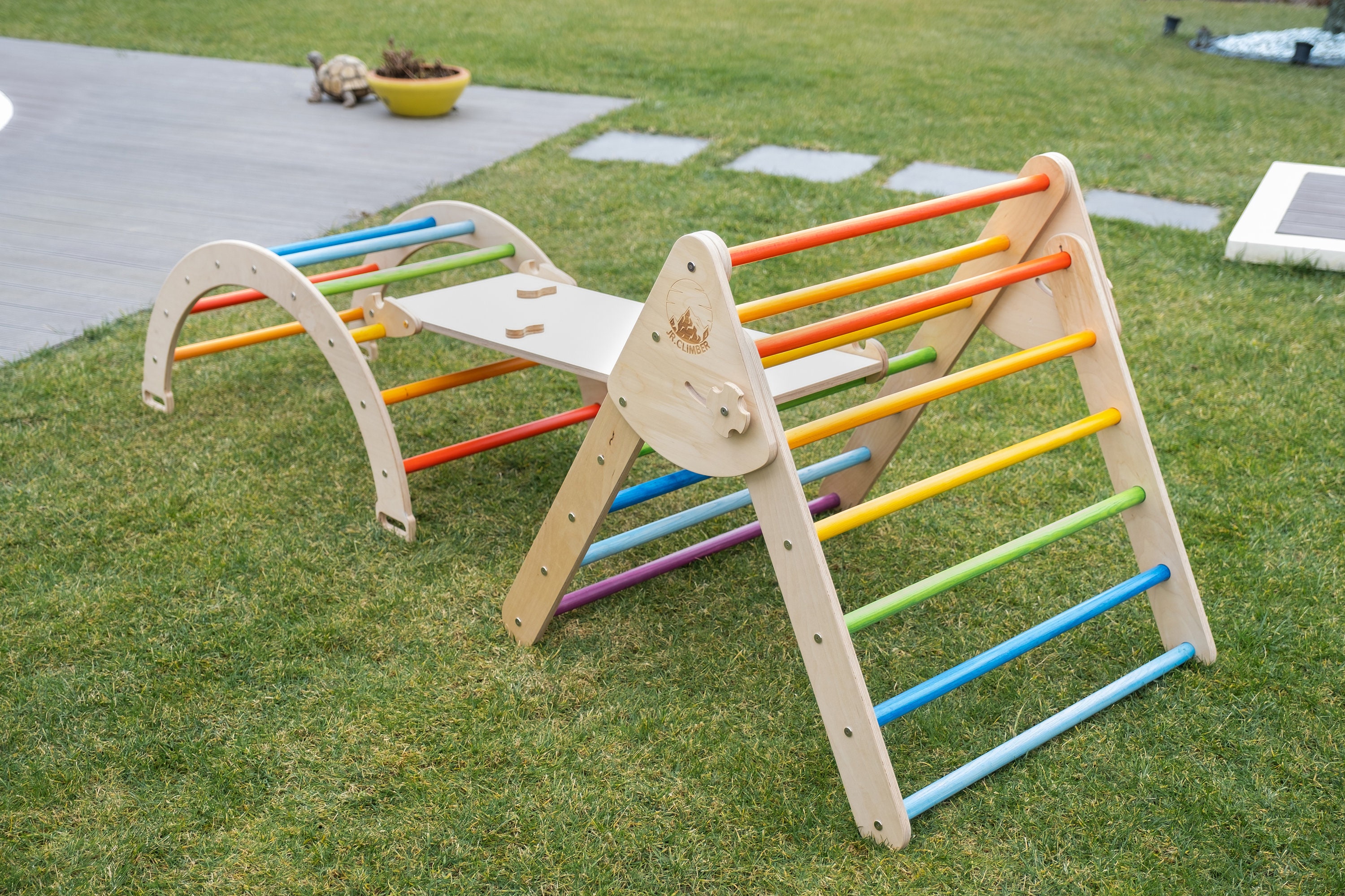 Climbing Triangle Rock Wall Slide Arch Set by JR.CLIMBER Etsy