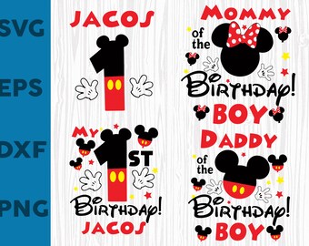 Download Mickey Mouse Birthday Svg Etsy