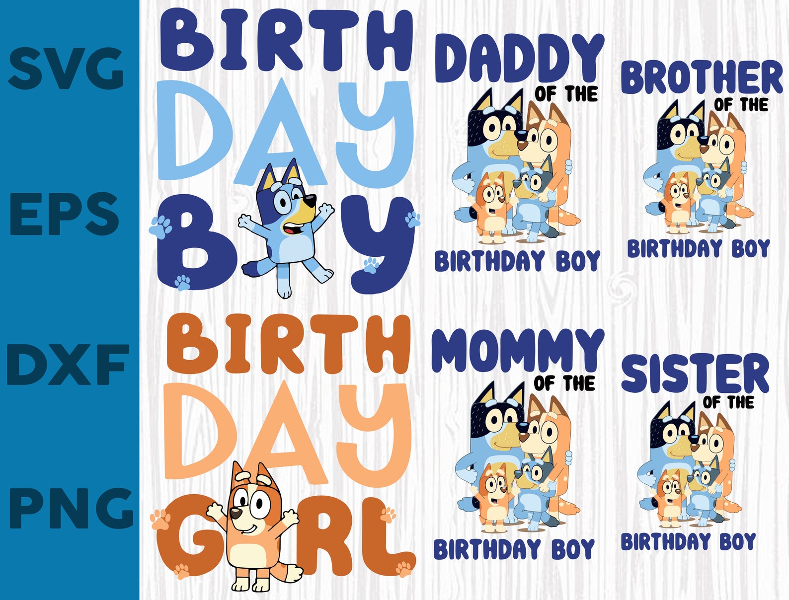 Bluey 2nd Birthday Svg
