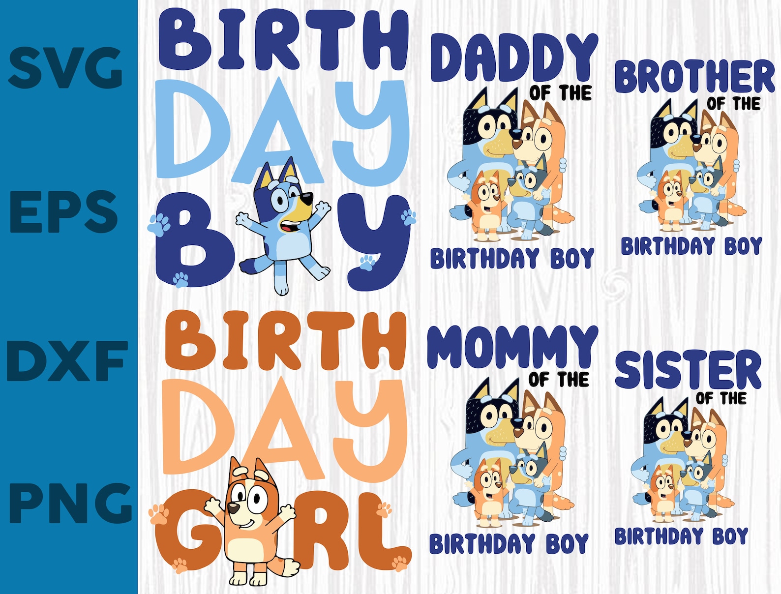 Bluey 2nd Birthday Svg