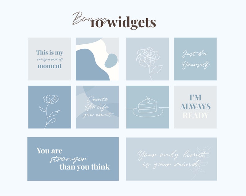 Pastel Blue Ios 1415 App Icons Aesthetic 1200 Iphone App Etsy