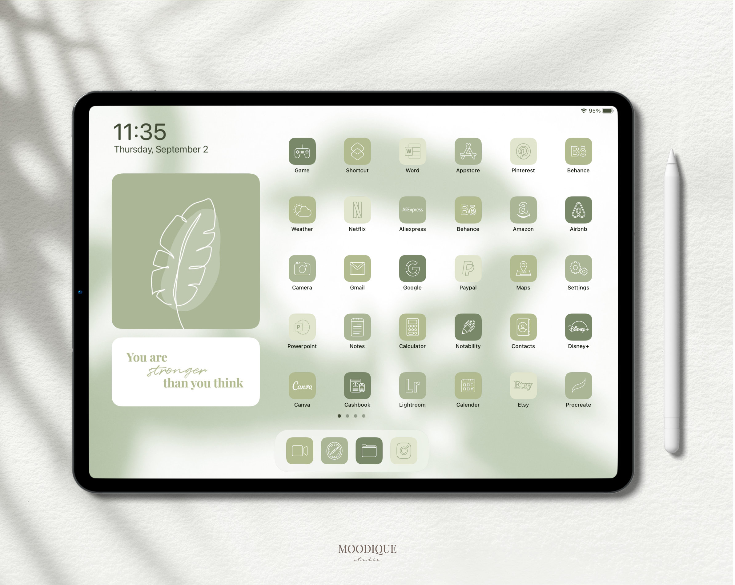 Sage Green Ipad Ios App Icons Aesthetic 1200 Icons Etsy UK
