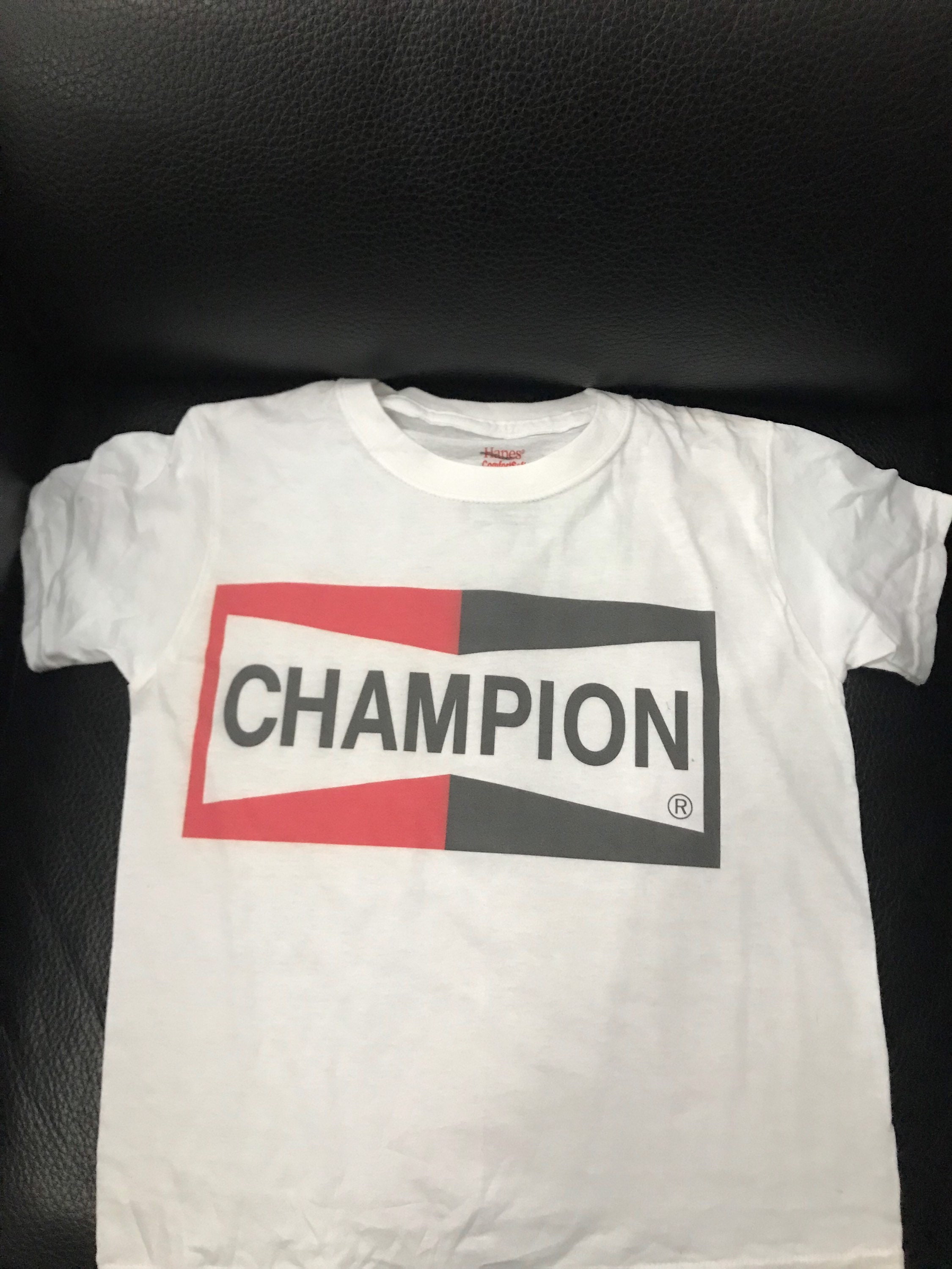 Champion Logo T Shirt - Etsy
