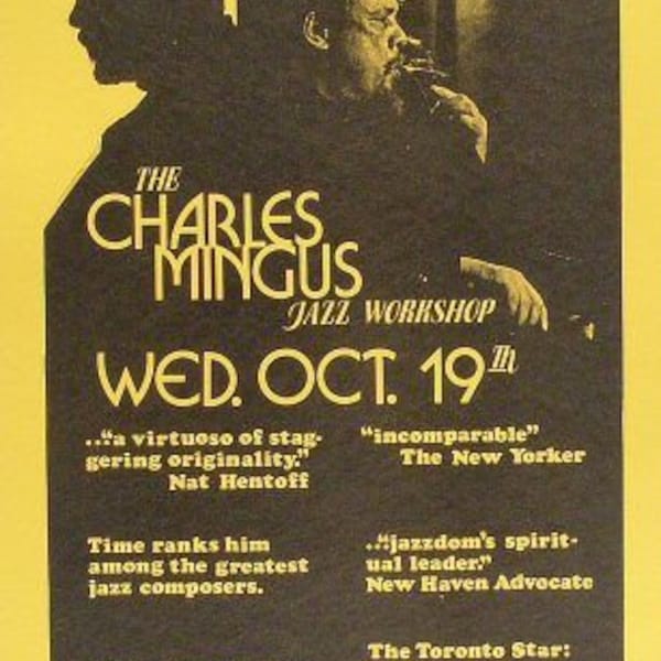 Charles Mingus Tour Poster