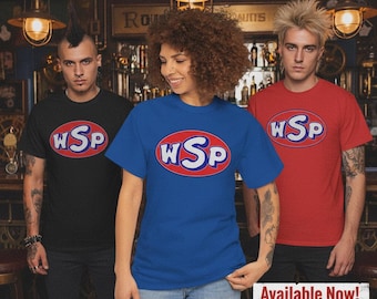 WSP Oval Logo Tee | T-Shirt, Retro Bubble Letter Graphic