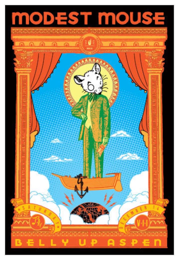 Modest Mouse Poster Etsy