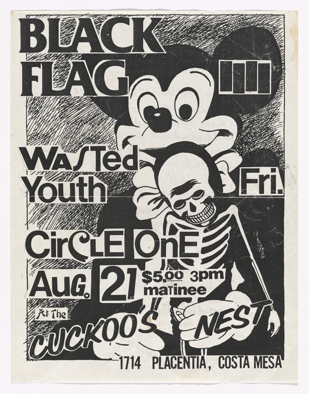 black flag tour poster