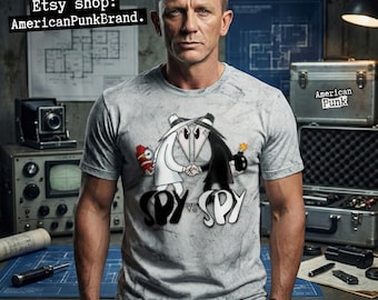 Spy vs Spy T-Shirt: Color Blast, Ultra-Soft Cotton