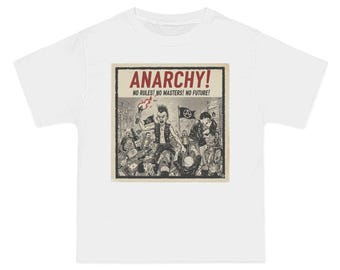 Punk Rock Anarchy Graphic Tee: Activist Statement Shirt