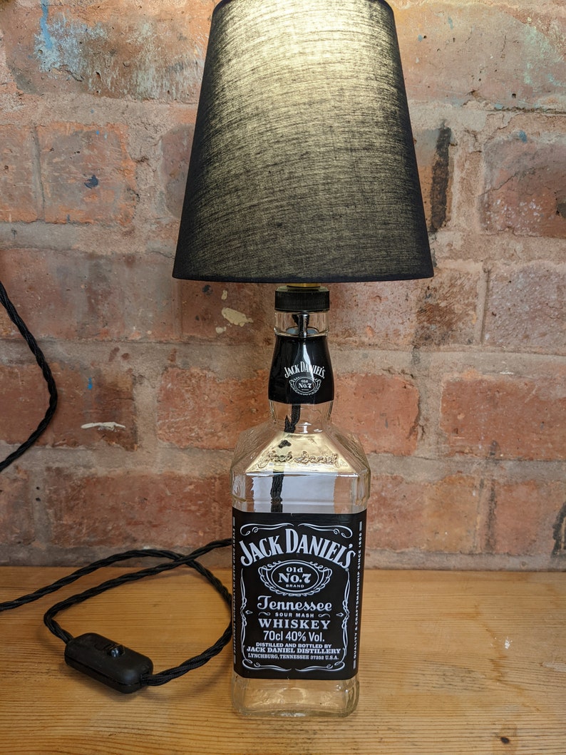 Jack Daniels Bottle Lamp Etsy UK