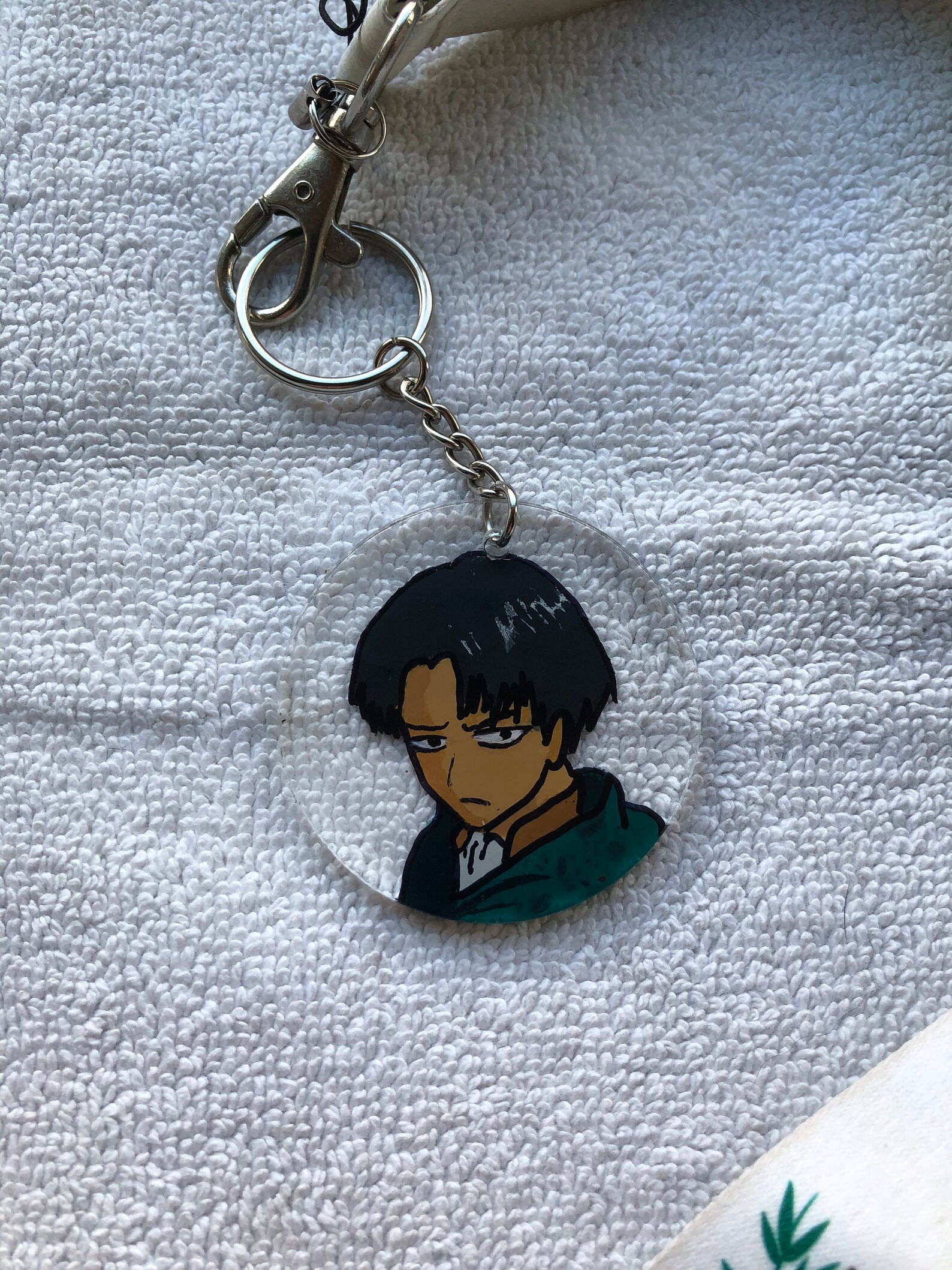 Attack on Titan Levi Ackerman Keychain | Etsy