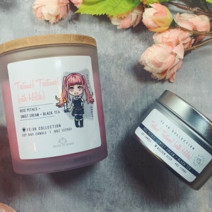 Hilda Fire Emblem-Inspired Scented Soy Candle Teatime Teatime with Hilda image 2