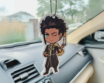 Claude Air Freshener | Fire Emblem Three Houses | Video Game Inspired Scented Car Freshie