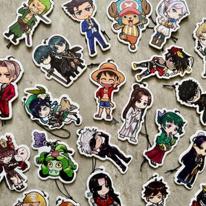 Scented Chibi Car Fresheners [Multi-Packs with Discounts] | Video Game and Anime Hanging Air Freshies with Refill Bottles