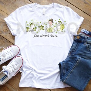 Disney Princess T-shirt, I&#39;m almost there, Retro Disney Tee, Princess and The Frog, Disney Princess Shirt, Tiana Shirt