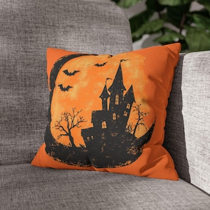 Vintage Halloween Inspired Pillow Cover