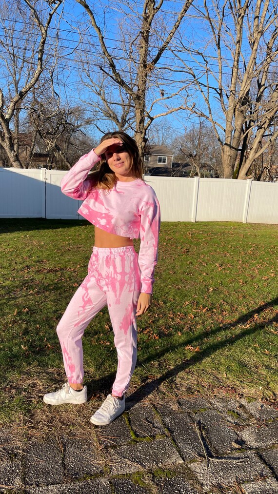 Las Mujeres Tie Dye Sudadera Elástica De Cintura Alta Pantalones Holgados  Hembra Suelta, Pantalones Harem, Moda Rosa De Danza Pantalones Pantalones  De Jogging ~ Fondos De \u003e Simef.cl