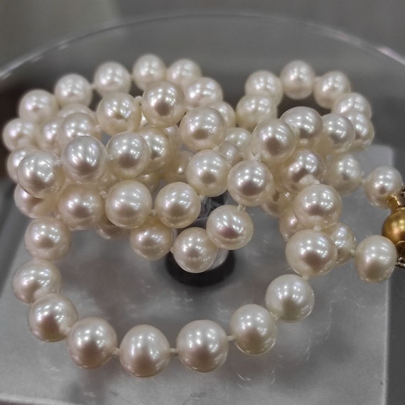 Natural freshwater pearl necklace sale
