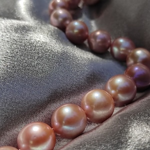 Freshwater Pearl Bracelet, Pink Pearl Bracelet, Natural Pearl Bracelet, Real Pearls, Rare Pearl, Classic Bracelet, Sterling Silver Bal Clasp