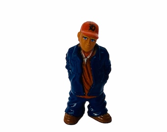 HOMIES TOY FIGURE 1990s vintage series homiez latino latina gang barrio cholo mijos gangster global Palermos bullyz prison Awb hat cap