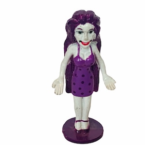 HOMIES TOY FIGURE 1990s vintage series homiez latino latina collectible vato psychoclown psycho clown prison og purple girl latina juera