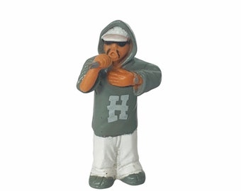 HOMIES TOY FIGURE 1990s vintage series homiez latino latina collectible vato psychoclown psycho clown rapper microphone rap hip hop